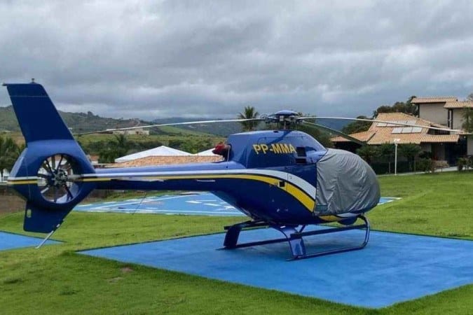 Homem morre em acidente com helicoptero em Minas