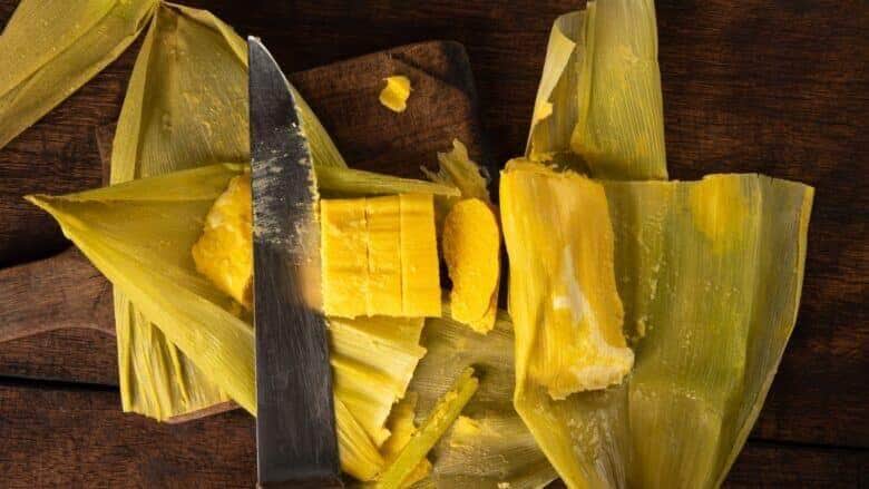 Pamonha assada salgada