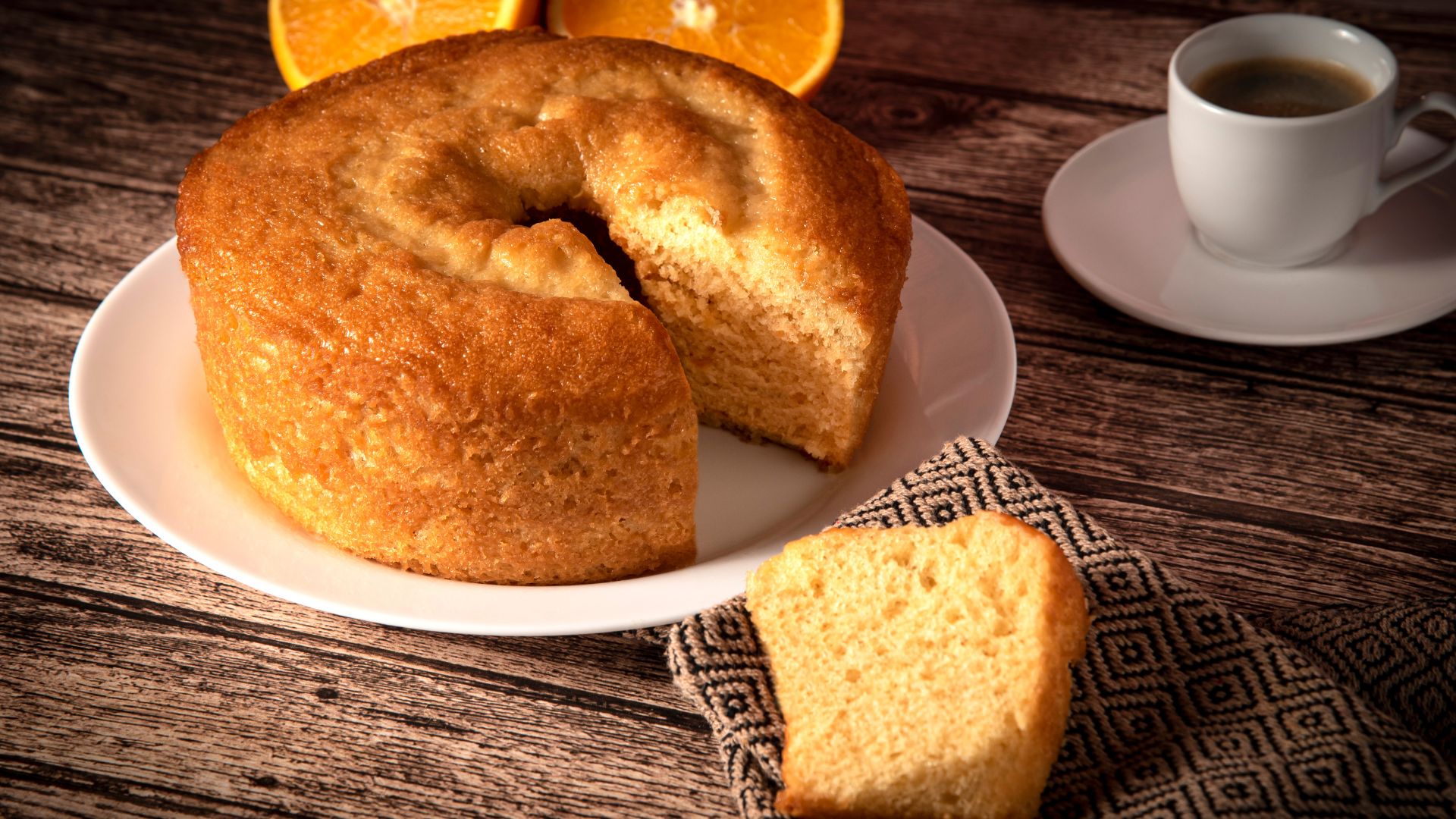 Receita de bolo de laranja