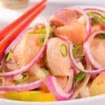 Receita de ceviche de salmão