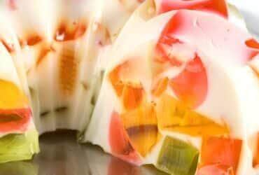 Receita de gelatina colorida