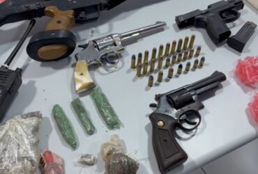 Polícia prende nove suspeitos de tráfico de drogas e porte ilegal de arma em Nobres