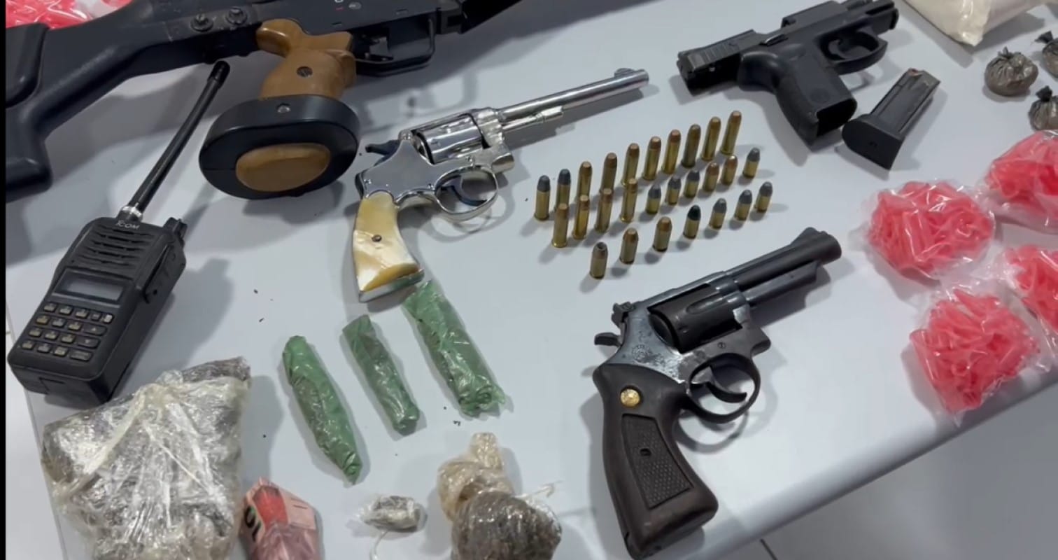 Polícia prende nove suspeitos de tráfico de drogas e porte ilegal de arma em Nobres