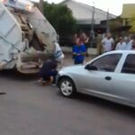 Motorista atropela e causa graves ferimentos a gari em Jaciara (MT)