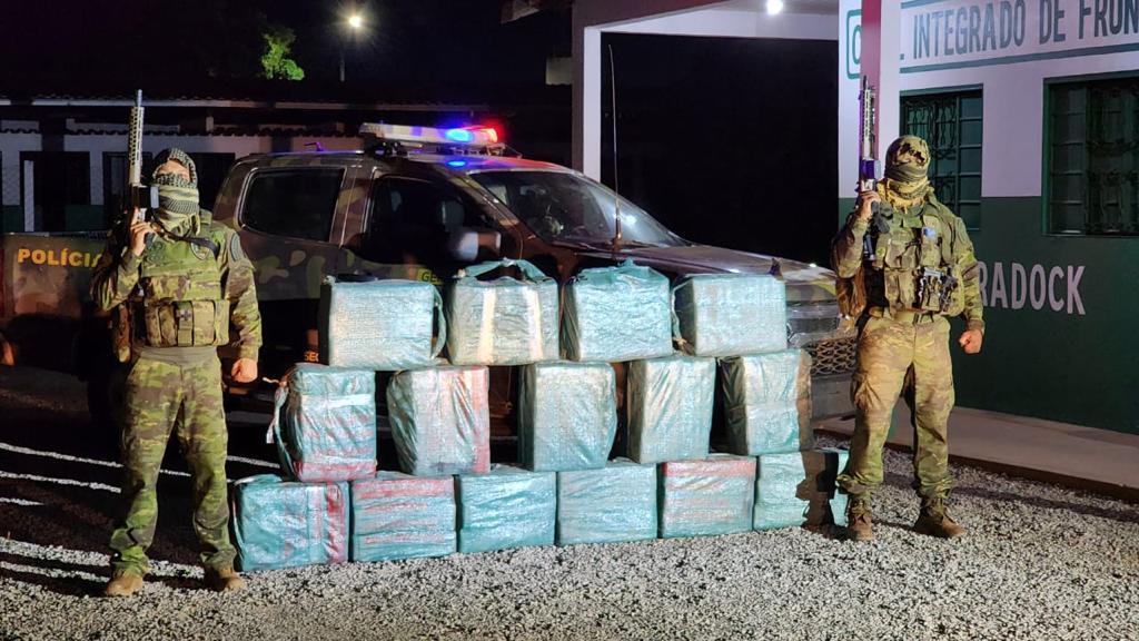 Gefron apreendeu mais de 13,8 toneladas de drogas na fronteira de MT