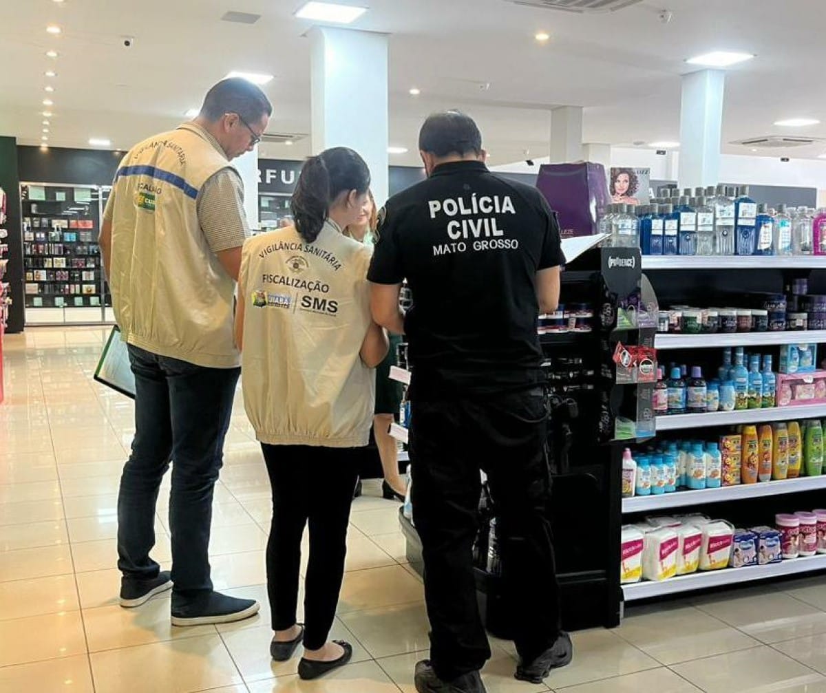 Polícia Civil apreende amostras de creme que causa reação alérgica grave em Cuiabá