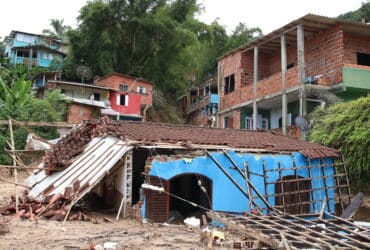 São Sebastião (SP), 22/02/2023, Casas destruídas em deslizamentos na Barra do Sahy após tempestades no litoral norte de São Paulo. Por: Rovena Rosa/Agência Brasil