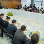Brasília (DF), 27/10/2023, O presidente Lula, fala com a imprensa, durante café da manhã com jornalistas, no Palácio do Planalto. Foto: Rafa Neddermeyer/Agência Brasil