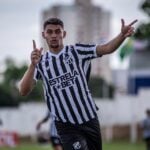 Pablo marca o gol da vitória do Ceará sobre o Rondoniense, na estreia da Copinha, em 02/01/2024 Por: Gabriel Silva/Ceará SC/Direitos Reservados