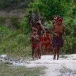 Surucucu (RR), 09/02/2023 - Mulheres e crianças yanomami em Surucucu, na Terra Indígena Yanomami. Foto: Fernando Frazão/Agência Brasil