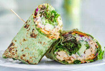 Wrap de mandioca