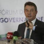 O governador de Roraima,Antonio Denarium, participa do 6º Fórum Nacional de Governadores, para discutir a reforma da Previdência e tributária Por: José Cruz/Agência Brasil