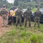 PF e Batalhão de Polícia de Fronteira apreendem mais de 400kg de agrotóxicos - Foto: Divulgação/PF