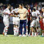 São Paulo x Santos ao vivo; onde assistir o jogo do São Paulo nesta quarta-feira (14). Foto: Rubens Chiri/SPFC