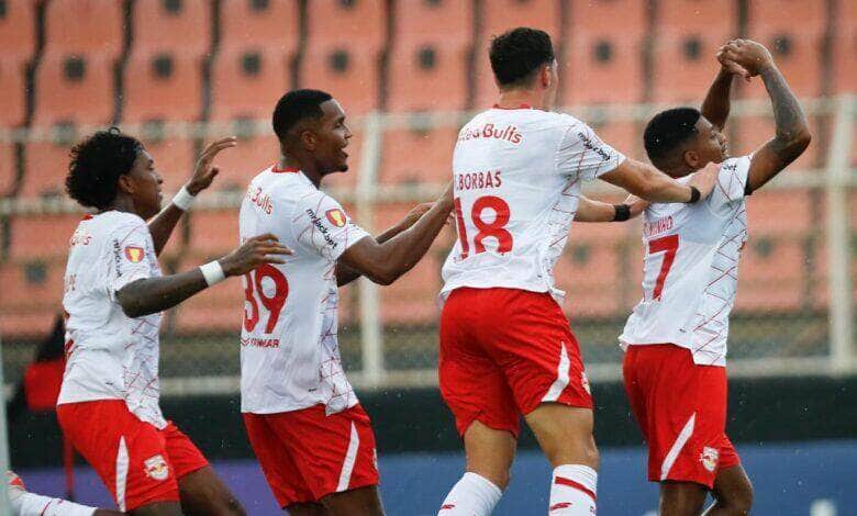 Santos x Bragantino ao vivo; onde assistir, horário e escalações do jogo desta quarta (27) pelo Paulistão. Foto: Ari Ferreira/RB Bragantino