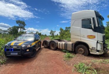 Com auxilio de moradora, PRF recupera caminhão roubado em Jangada (MT)