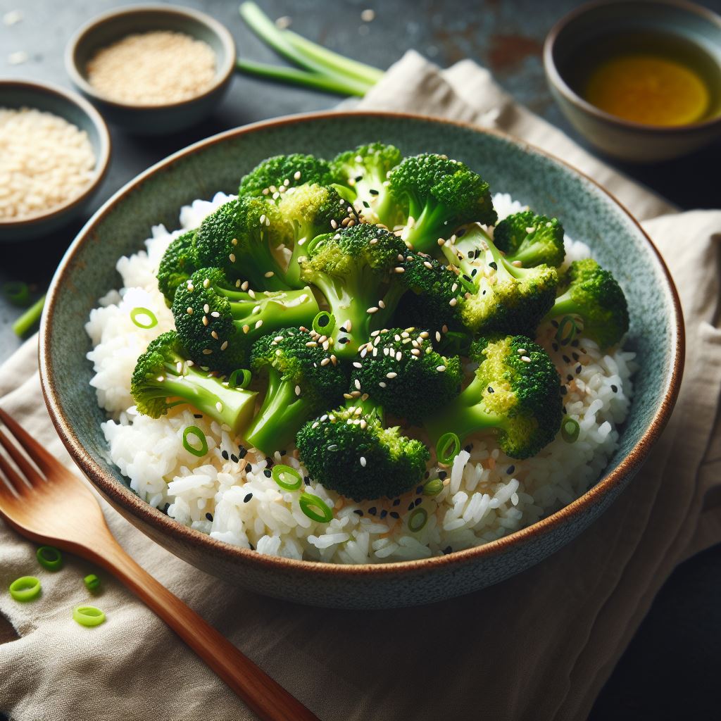 Como fazer arroz com brócolis