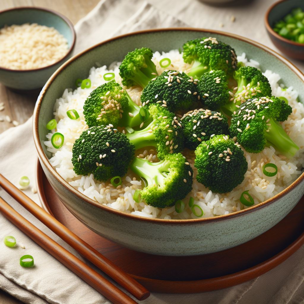 Como fazer arroz com brócolis