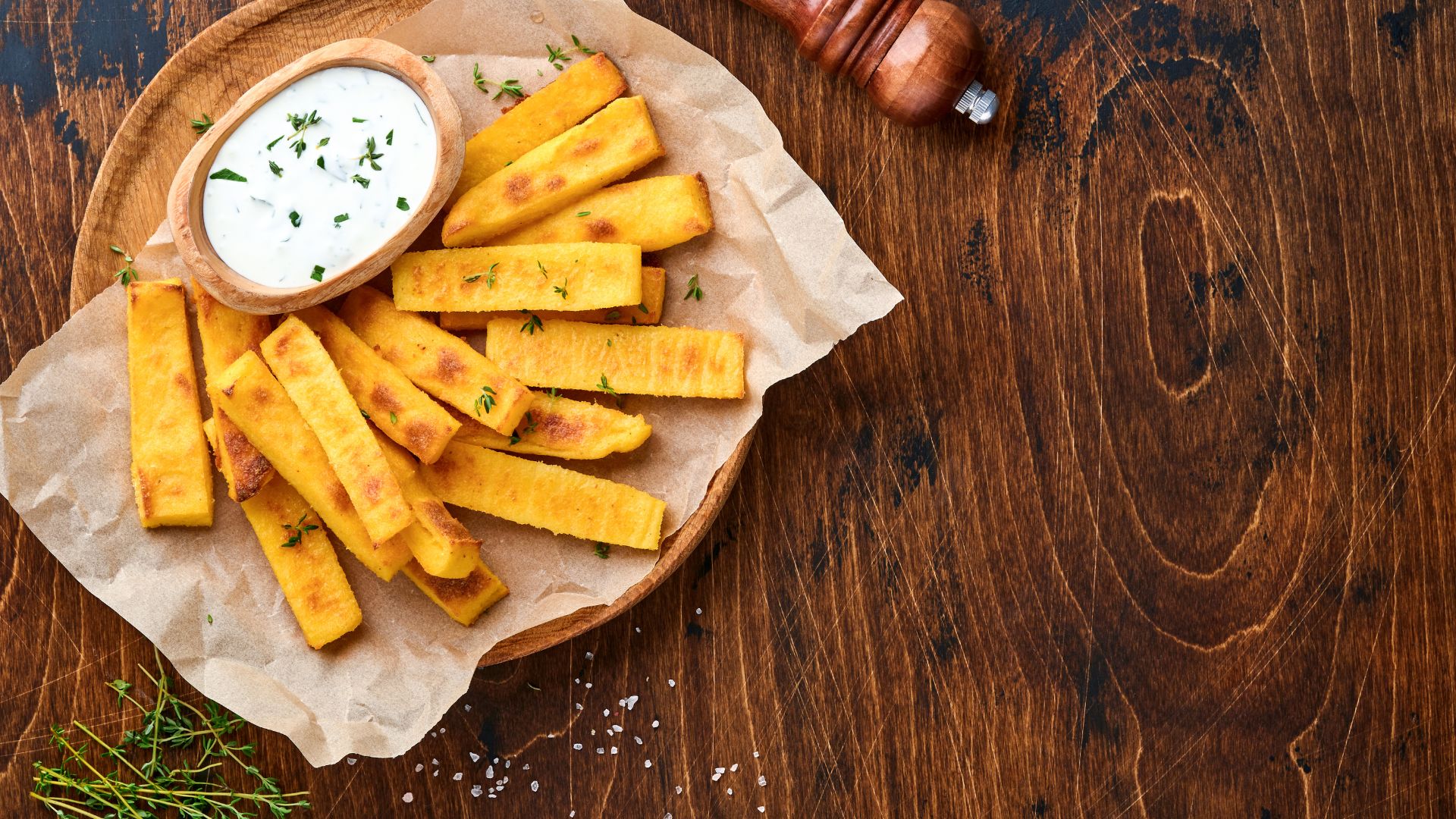 Como fazer polenta frita