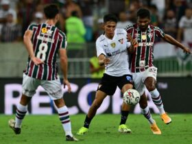 Fluminense x LDU. Foto: Twitter Conmebol