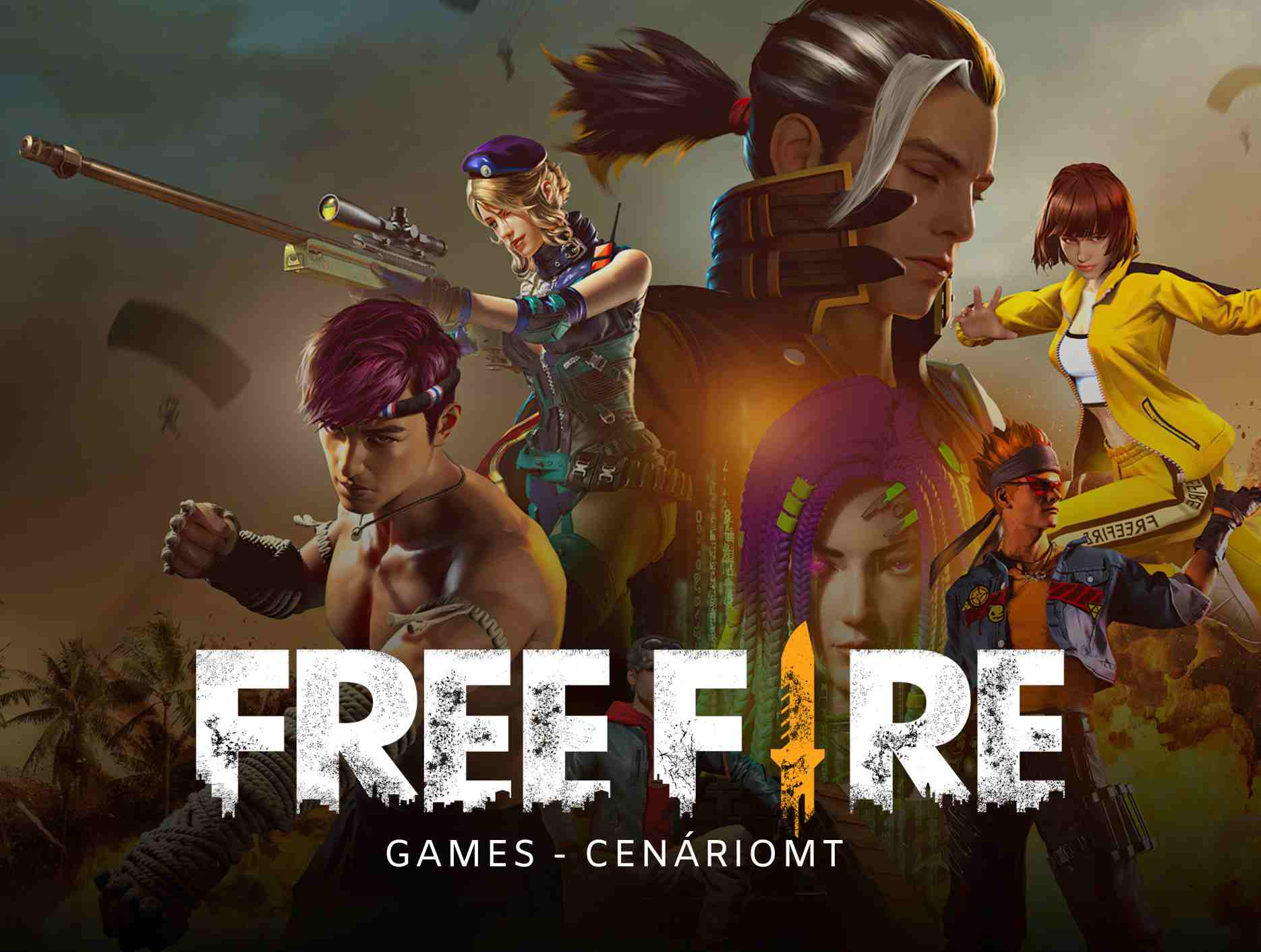 FREE FIRE ARTE CENARIOMT