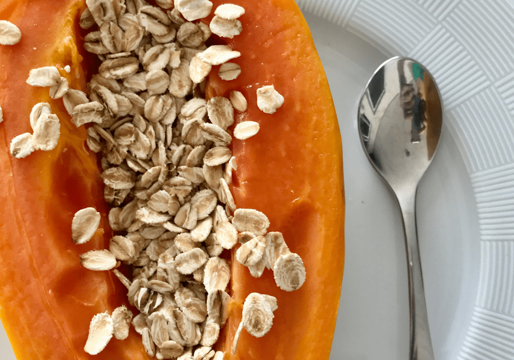 Mamão com Granola - Canva