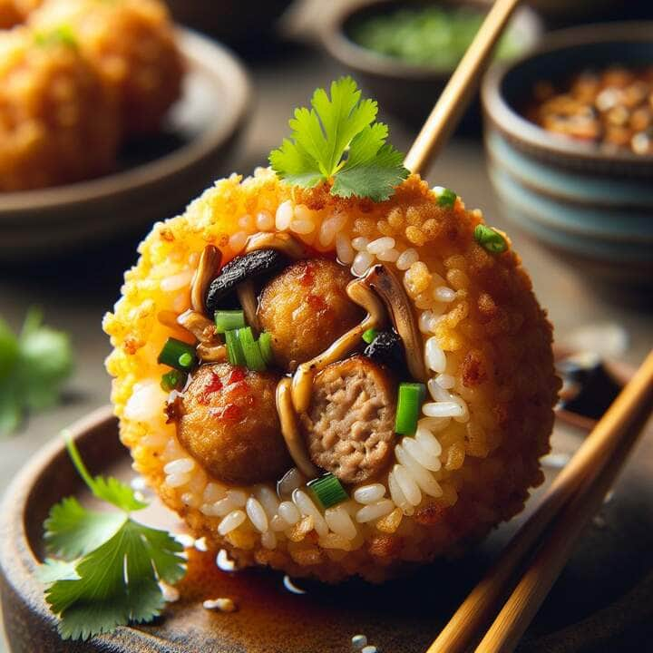 Receita de bolinho de arroz