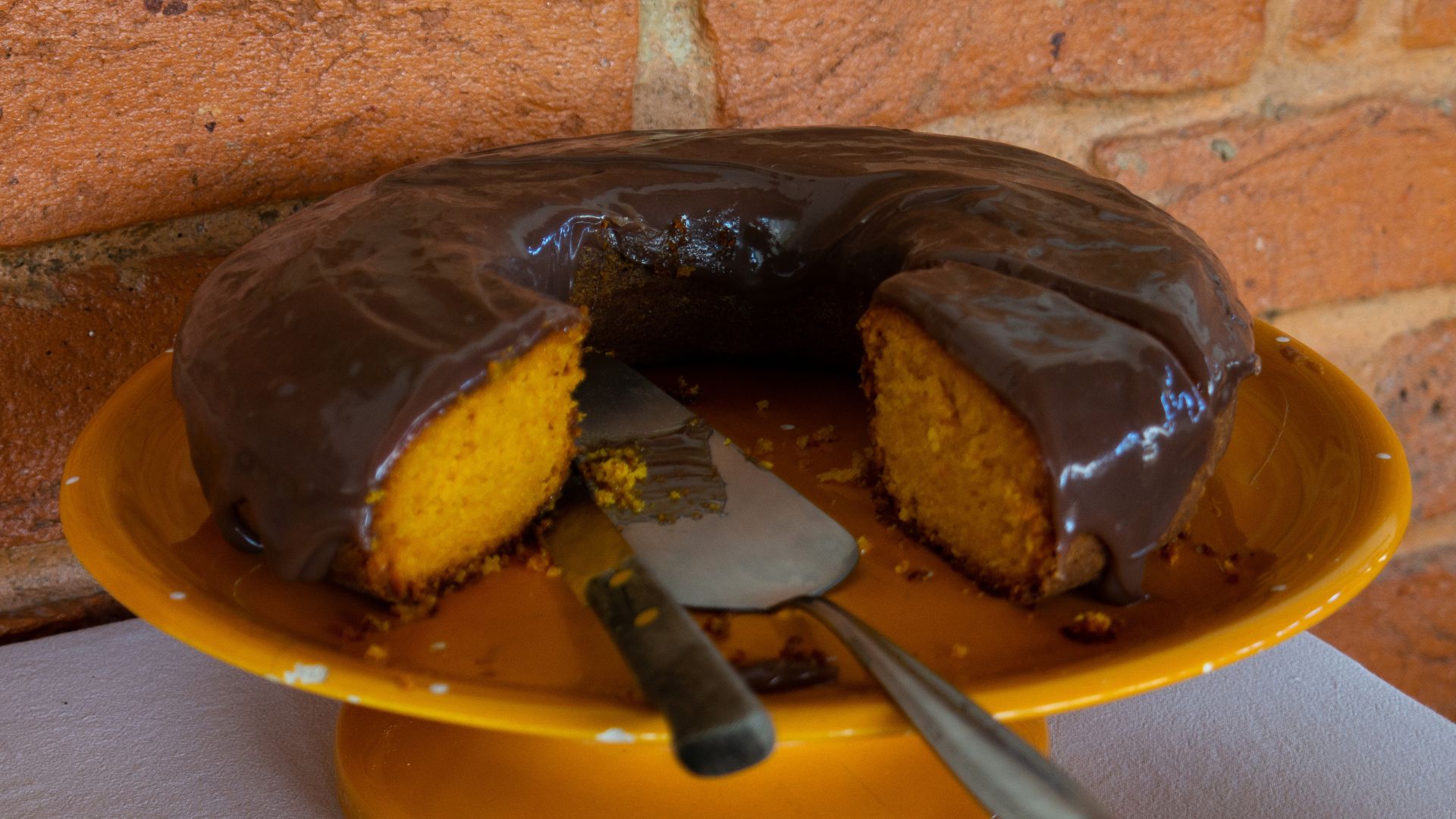 Receita de bolo de cenoura de liquidificador