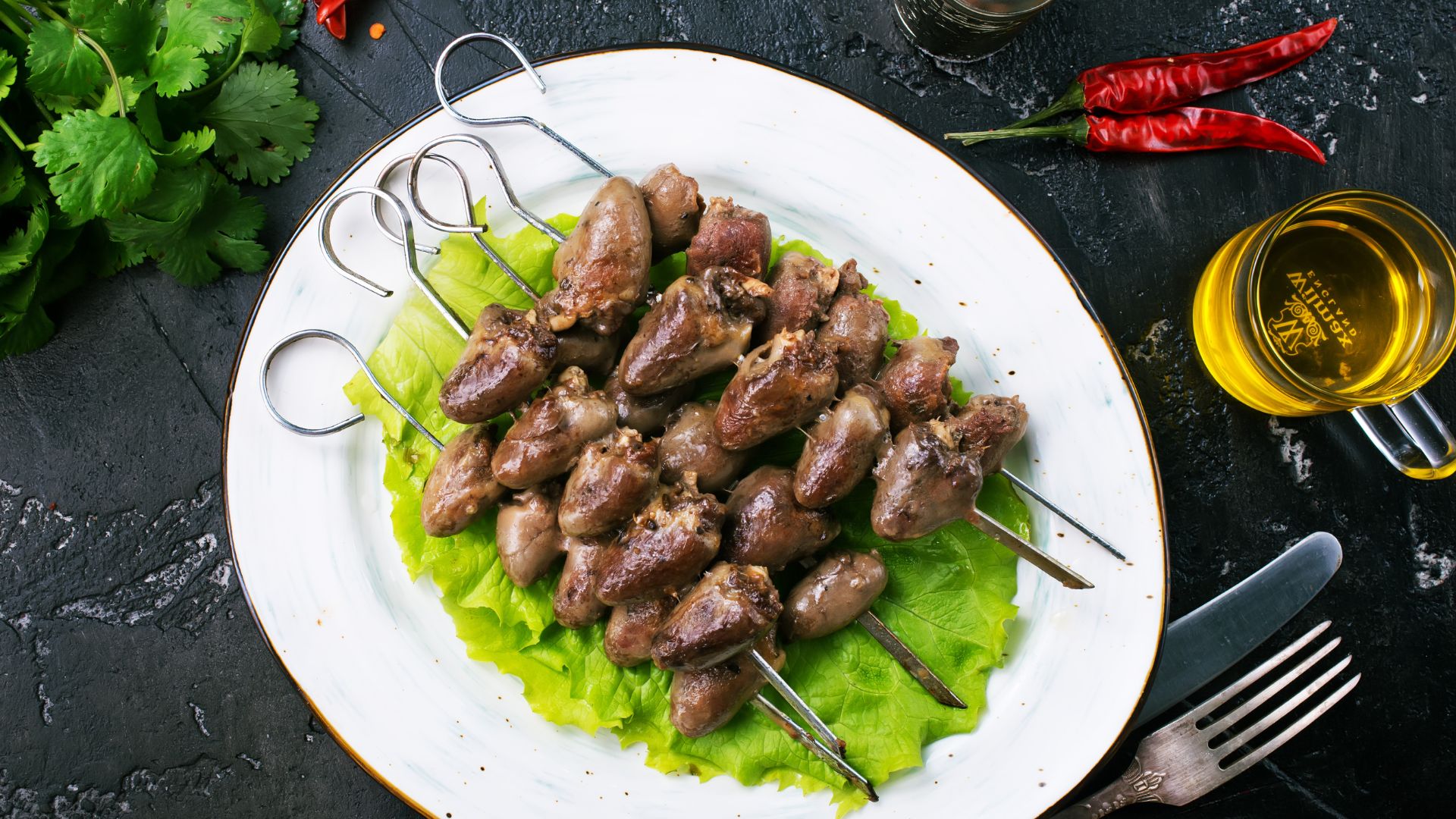 Receita de coração no shoyu