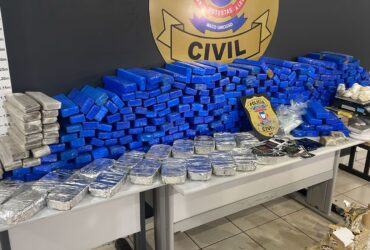 Polícia Civil apreende mais de 350 tabletes de entorpecentes de facção criminosa em Tangará da Serra