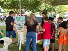 Rotary Day em Lucas do Rio Verde: ACILVE participa da festa e oferece picolés para a criançada