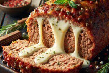 Receita de bolo de carne recheado