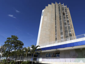 Edifício-sede da Caixa Econômica Federal, em Brasília Por: Marcelo Camargo/Agência Brasil
