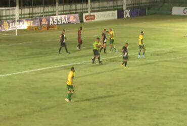 Lance de Mixto x Cuiabá. Foto: Reprodução YouTube