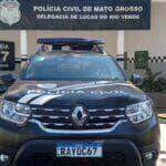 Ação faz parte de um trabalho realizado pelos policiais da Delegacia de Lucas do Rio Verde para prisão de foragidos da Justiça