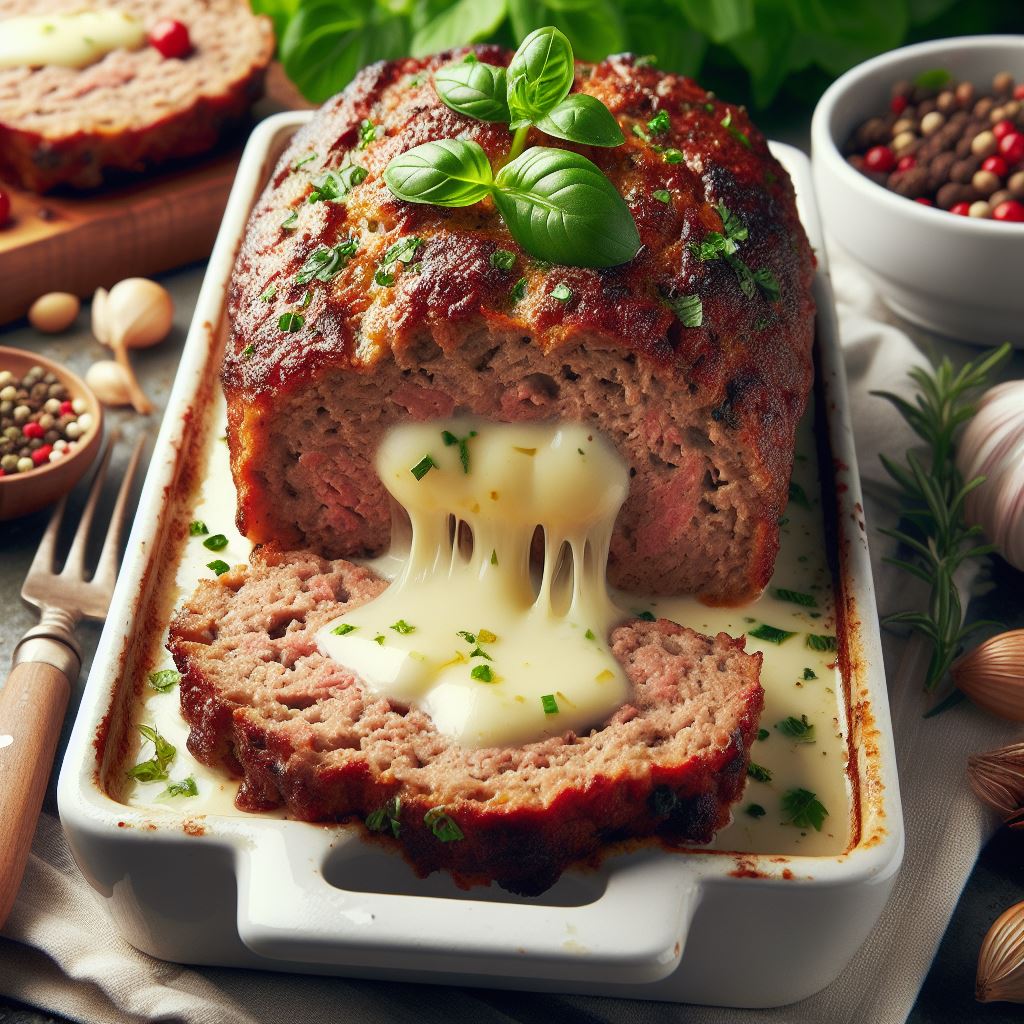 Receita de bolo de carne recheado