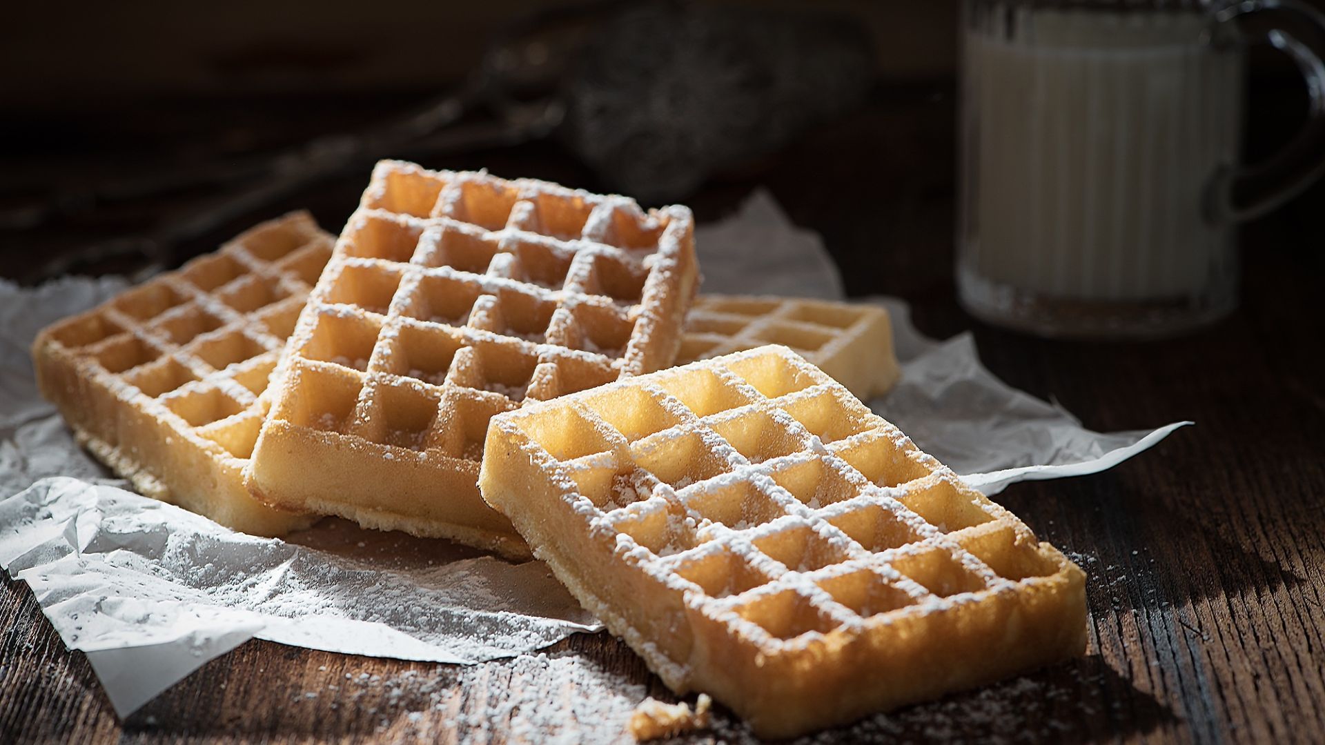 Receita de waffle