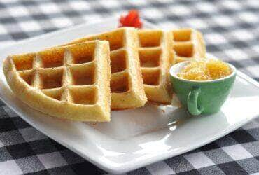 Receita de waffle