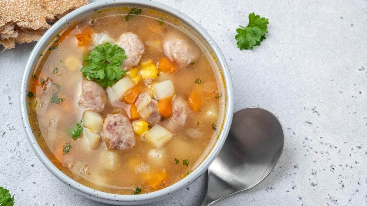 Receita de sopa de frango