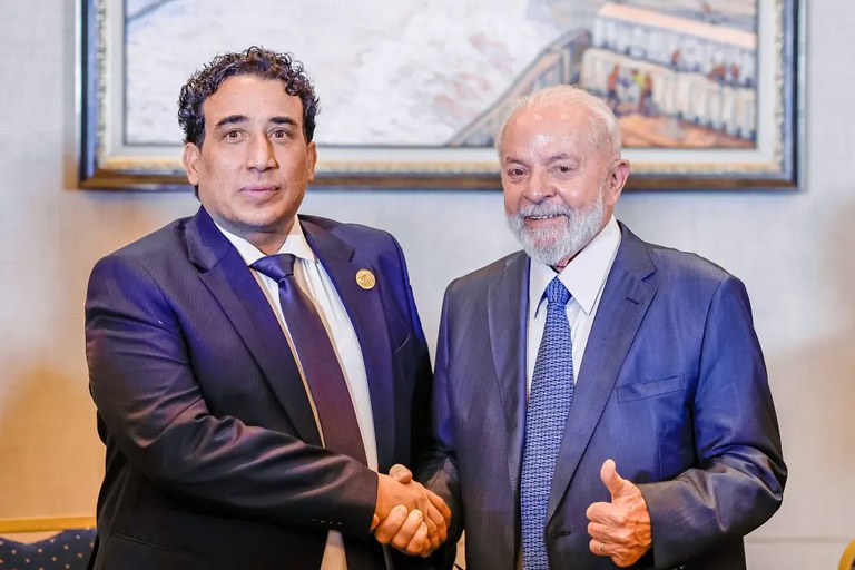 Em encontro bilateral, presidente Lula recebe pedido de reabertura da Embaixada na Líbia - Foto: Ricardo Stuckert/PR