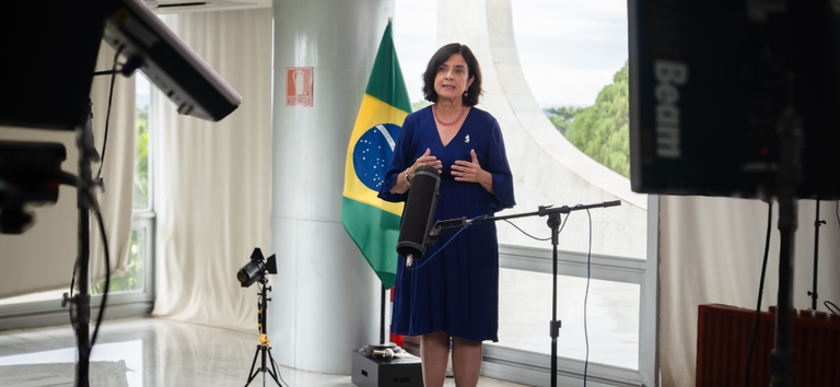 Em rede nacional, ministra da Saúde convoca população para o combate à dengue - Foto: Matheus Brasil/MS