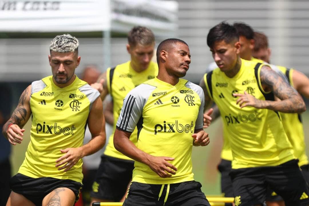 flamengo, treino, futebol Por: Gilvan de Souza/CRF/Direitos Reservados