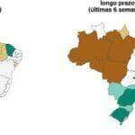 InfoGripe: estados do Norte e Nordeste apresentam aumento de Covid-19 -