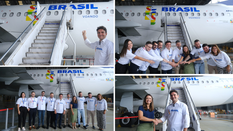 Latam apresenta primeira aeronave temática parte da iniciativa “Conheça o Brasil Voando” - Foto: Roberto Castro