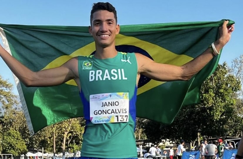 Jânio Varjão é atleta do município de Barra do Garças - Foto por: CBAt