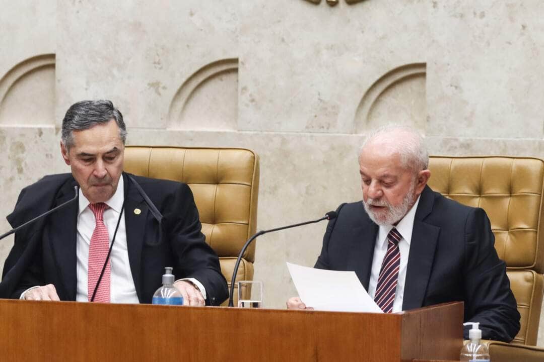 Brasília, (DF) – 01/02/2024 - O Supremo Tribunal Federal (STF) realiza sessão solene de abertura do Ano Judiciário de 2024, participam da cerimônia os presidentes da República, Luiz Inácio Lula da Silva, do Supremo, Luís Roberto Barroso. Foto Valter Campanato/Agência Brasil.