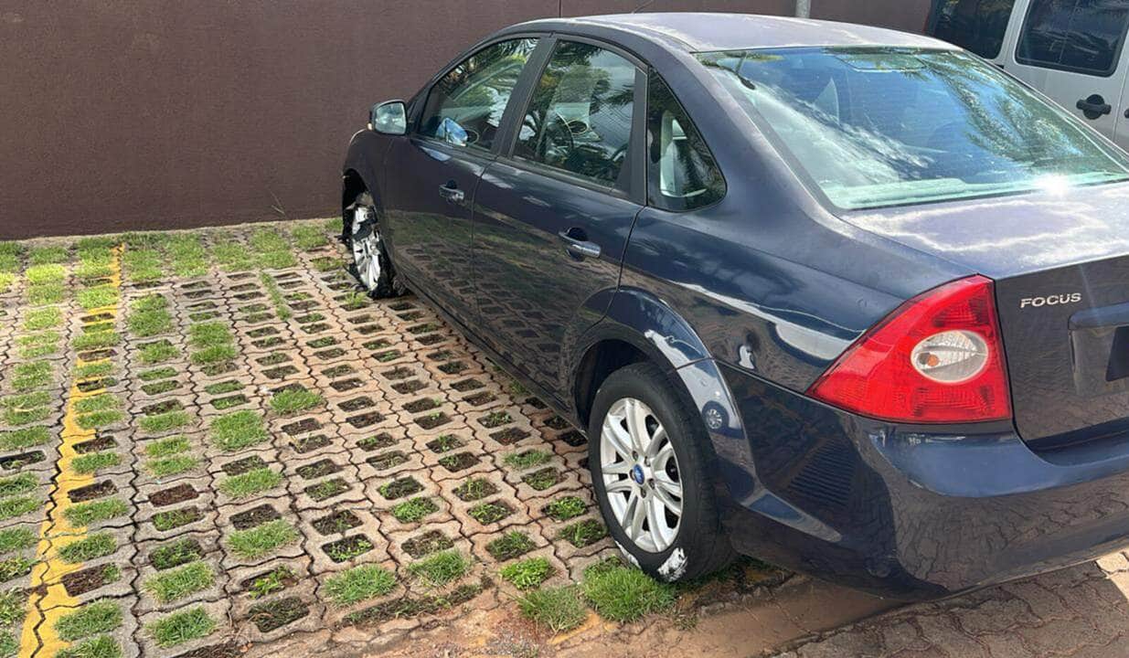 Brasília (DF) 24/02/2024 Carro Focus que tentou invadir o Palácio da Alvorada. Foto Polícia Federal.