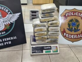 PF realiza prisão por tráfico de drogas no aeroporto de Porto Velho/RO - Foto: Divulgação