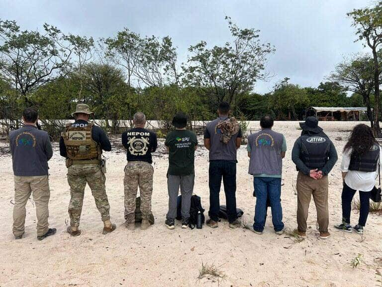 Polícia Federal fiscaliza construções irregulares em terras da União - Foto: Divulgação/PF