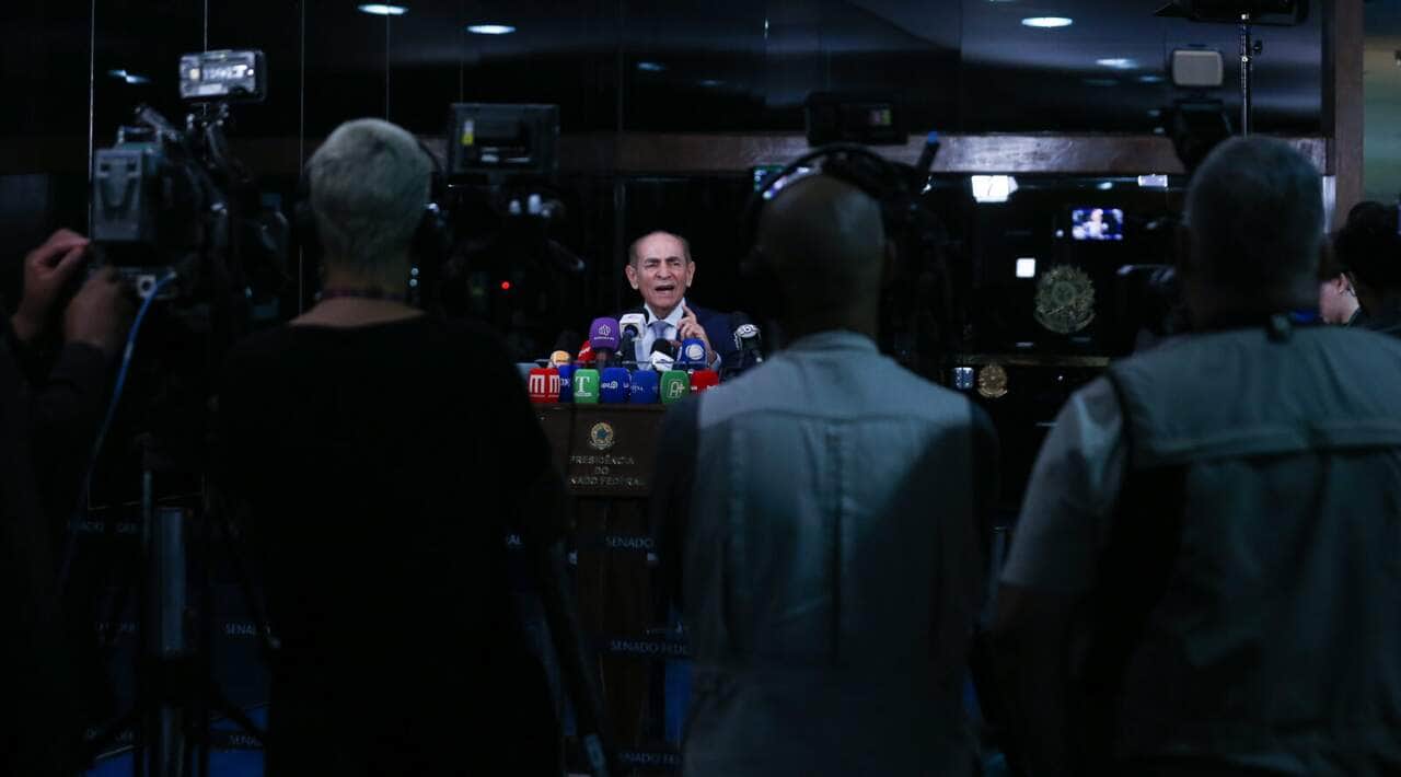 Brasília (DF) 29/02/2024 Senador, Marcelo Castro, durante coletiva após reunião de líderes do senado onde apresentou a sua proposta do novo Código Eleitoral. Foto Lula Marques/ Agência Brasil